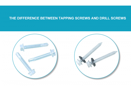 The difference between tapping screws and drill screws