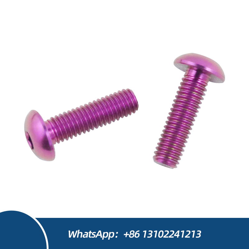 Factory Wholesale M4 M5 M6 Button Head Titanium Bolts