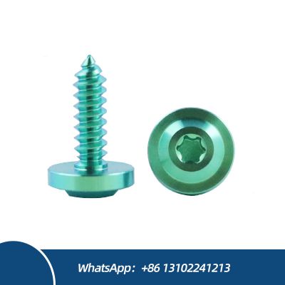 Colorful Titanium Disc Head Self-tapping Screw