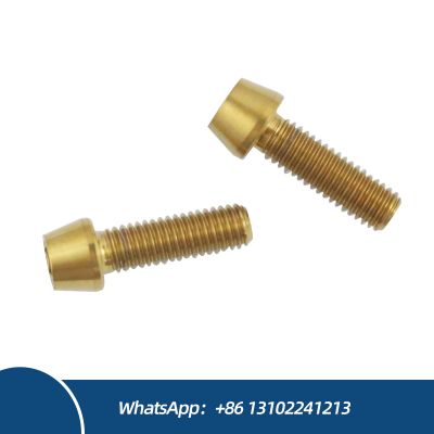 High Quality Fastener Titanium Bolts Titanium Hex Socket Cheese Head Titanium Bolt 