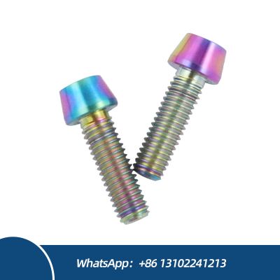 High Quality Factory Direct Sale M1.6 M2 M3 M5 M6 Titanium Cheese Hexagon Socket Head Bolt