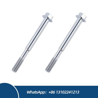 High Strength M8 Hex Flange Titanium Screws Titanium Fasteners Titanium Bolts