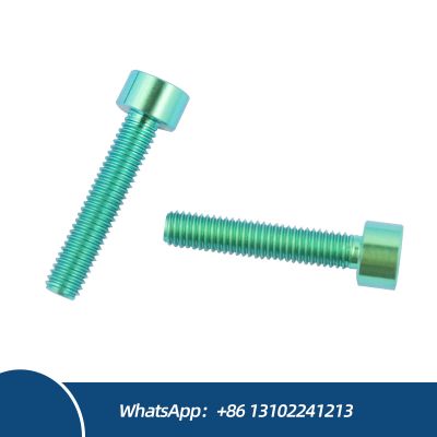 Customized Supply Titanium Alloy Round Head Hexagon Socket M6 M8 Bolt Hex Titanium Alloy Head Bolts